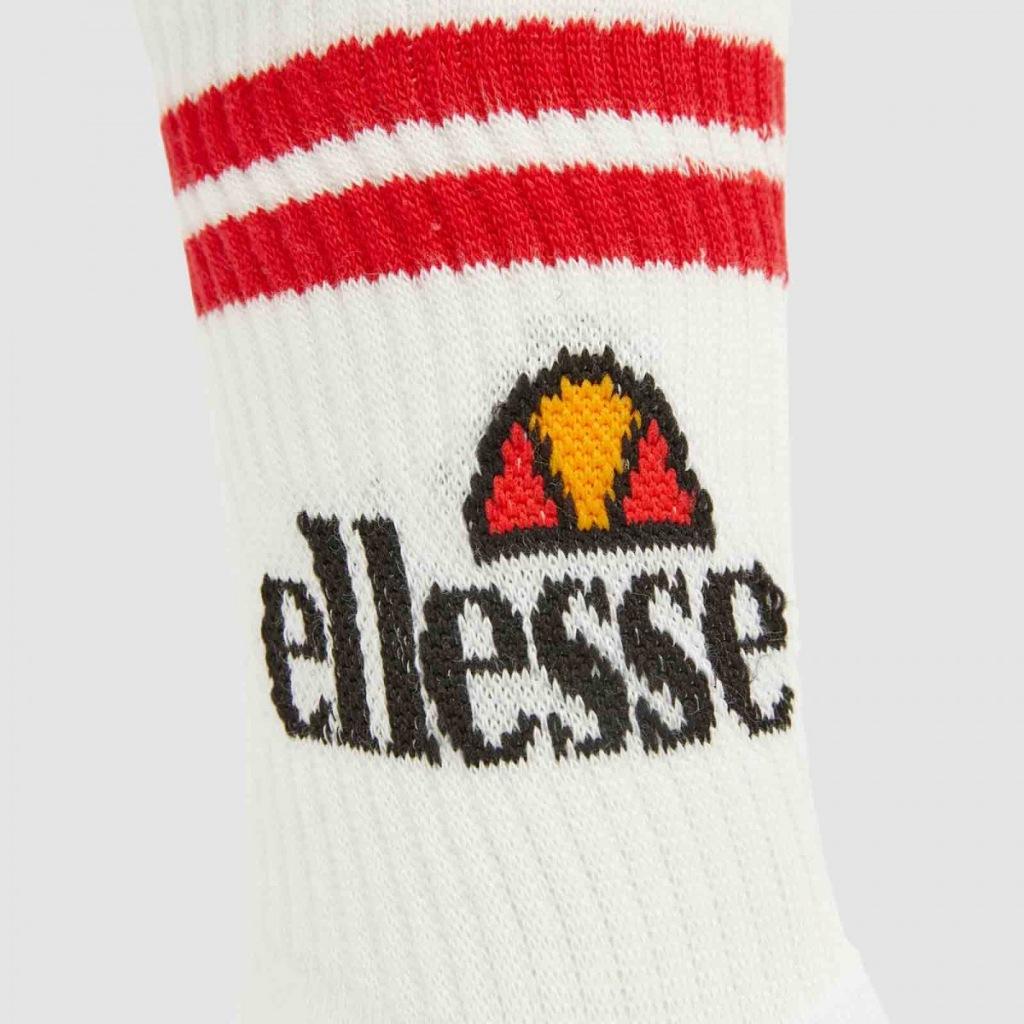 ELLESSE PULLO PACK SOCKS en color BLANCO (6)