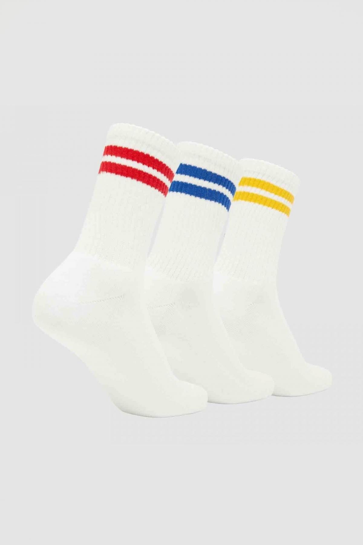 ELLESSE PULLO PACK SOCKS en color BLANCO (2)