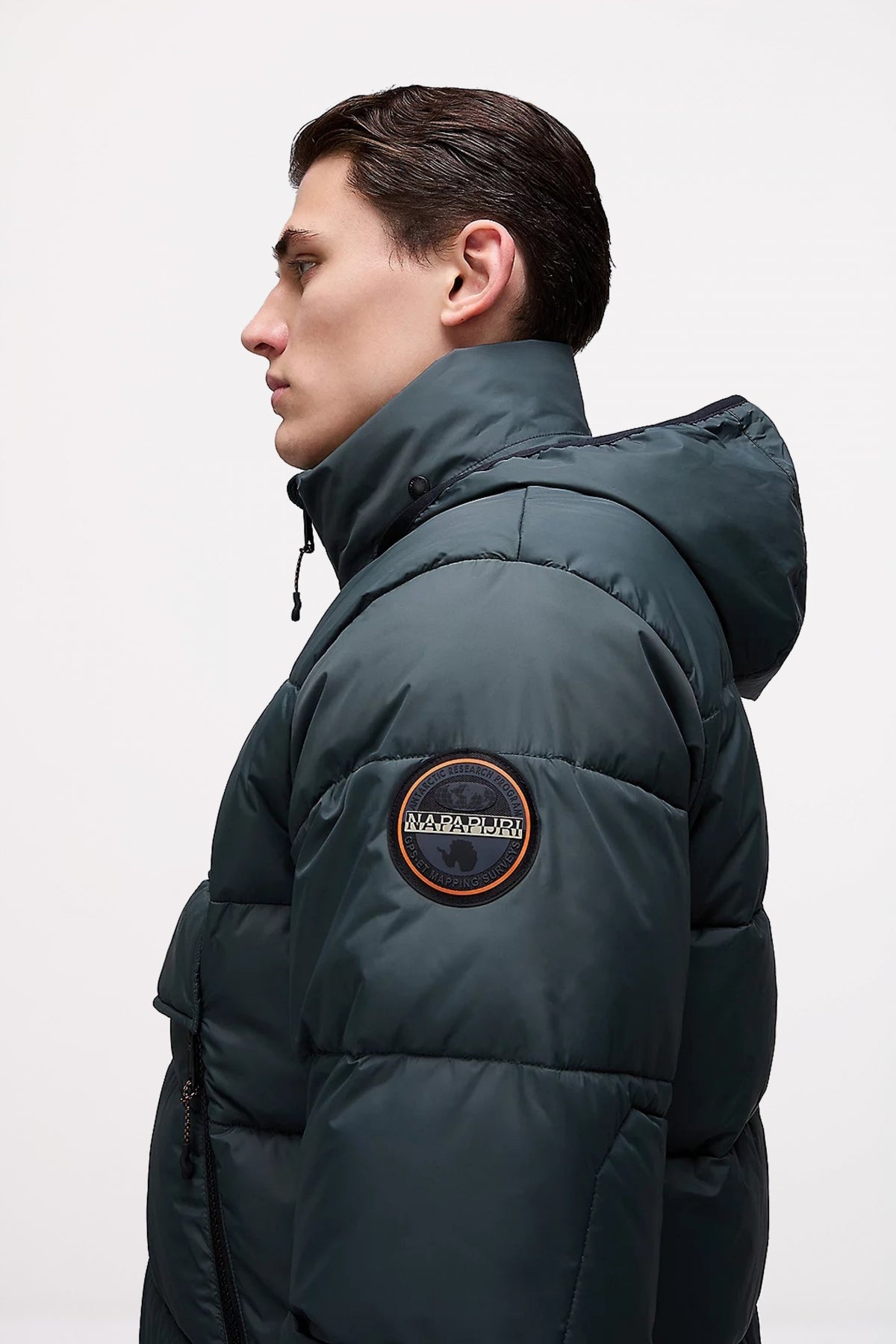 NAPAPIJRI RF PUFFER OPEN GS en color VERDE (3)
