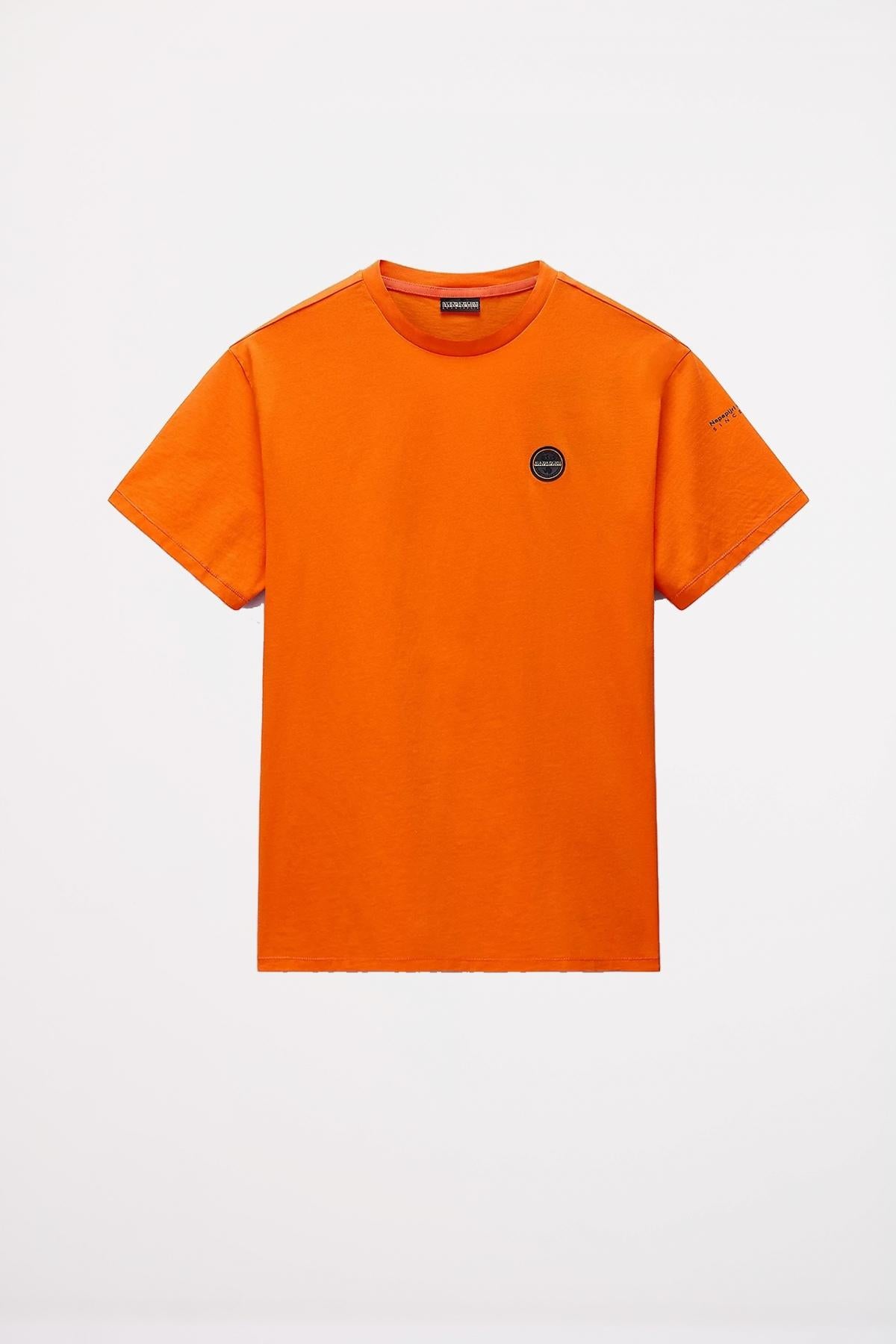 NAPAPIJRI S BADGE en color NARANJA (2)