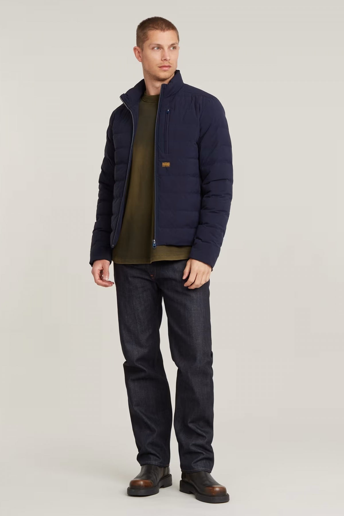 G-STAR FOUNDATION LINER JKT en color AZUL (4)