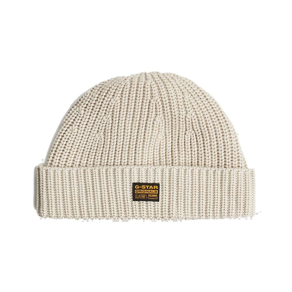 G-STAR ORIGINALS FISHERMAN BEANIE en color BLANCO (4)
