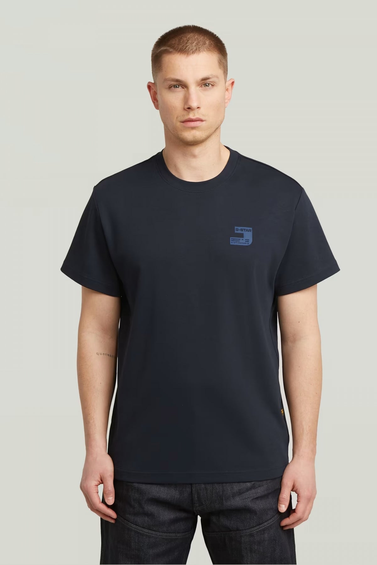 G-STAR CHEST LOGO RT en color AZUL (1)