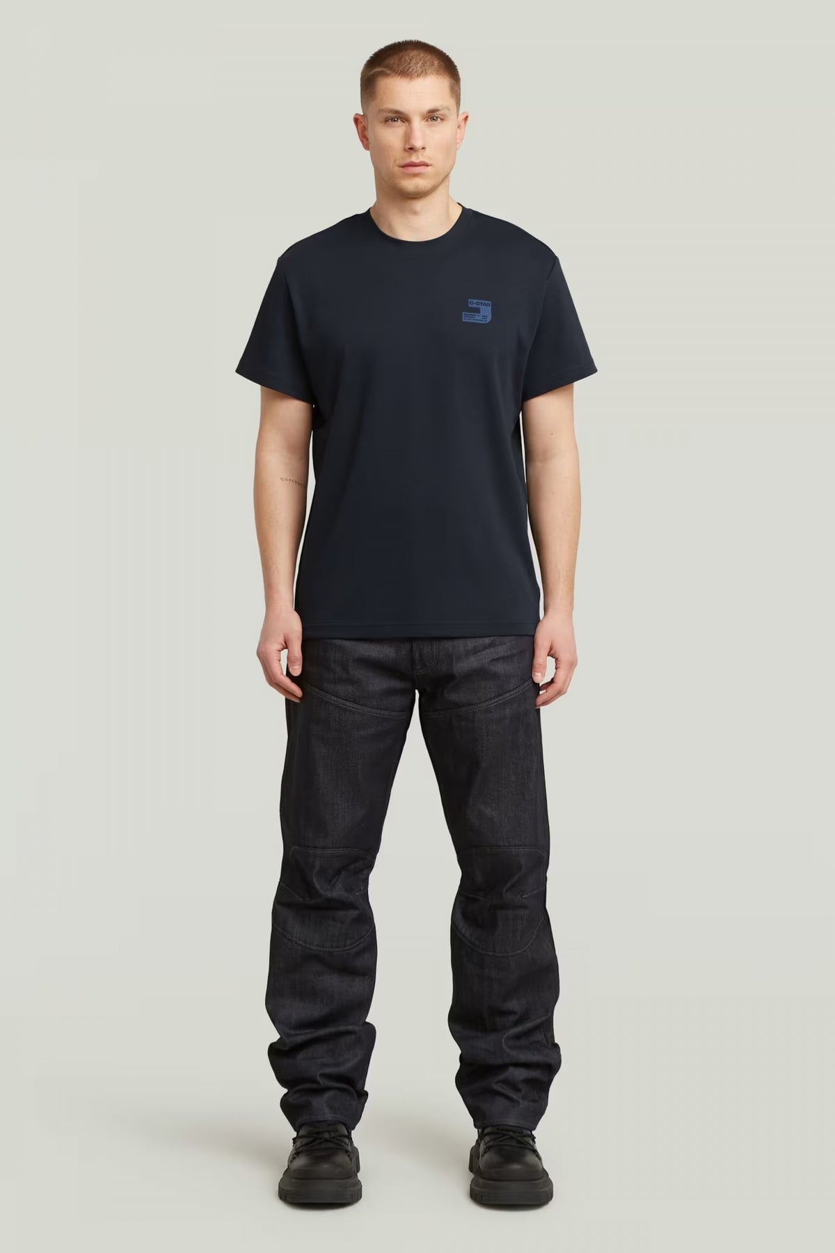 G-STAR CHEST LOGO RT en color AZUL (4)