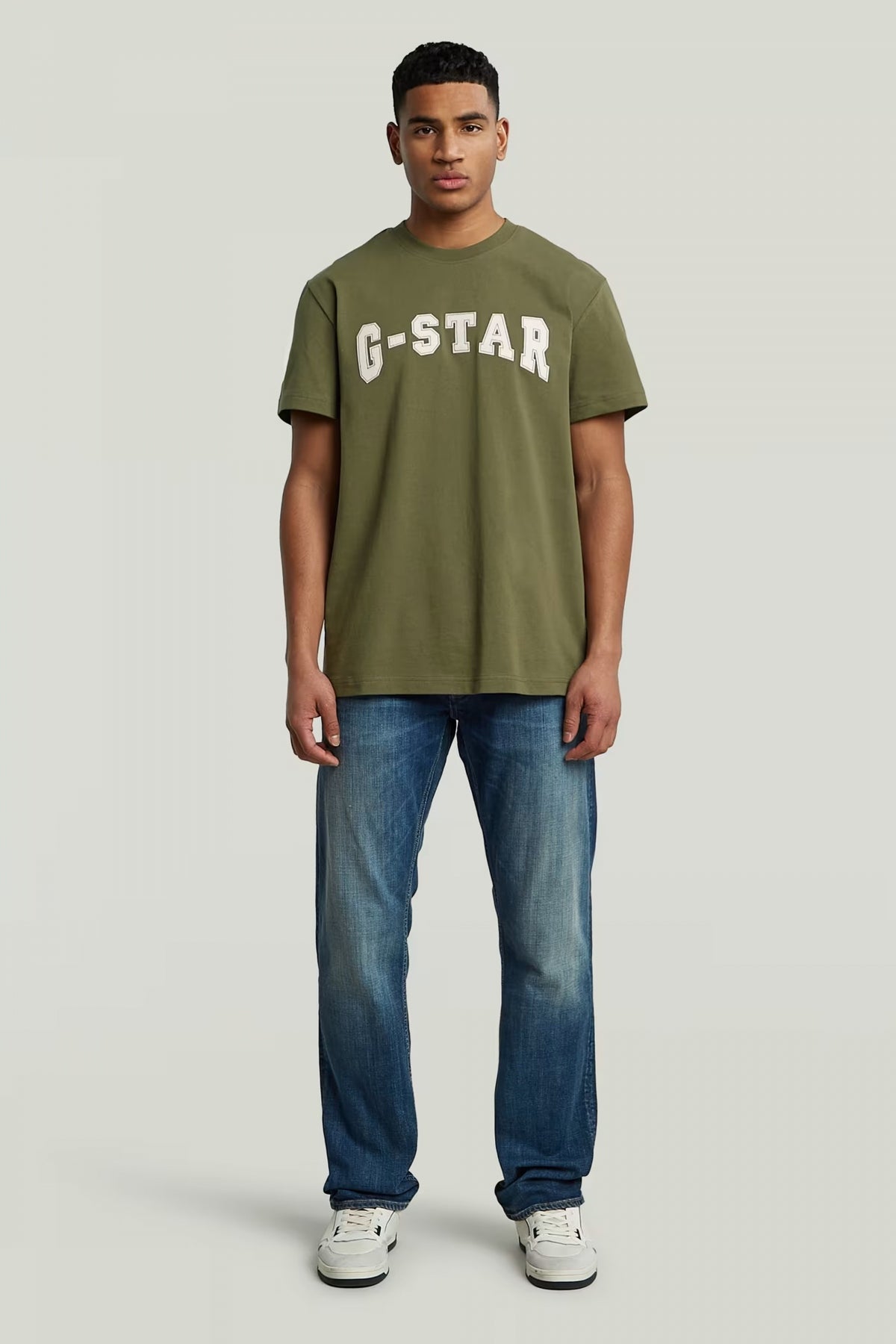 G-STAR D C FELT LOGO R T en color VERDE (4)