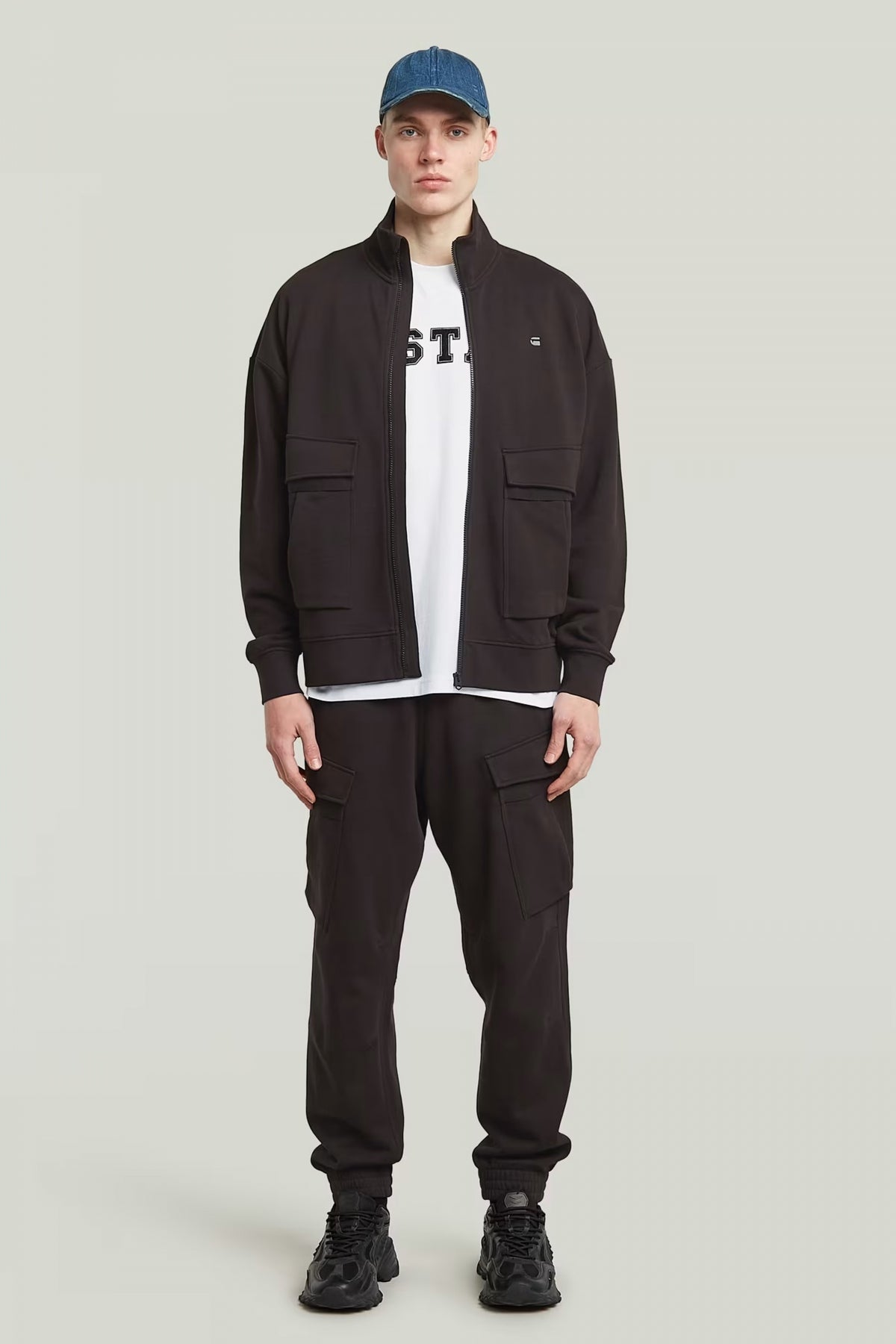 G-STAR D C FELT LOGO R T en color BLANCO (4)