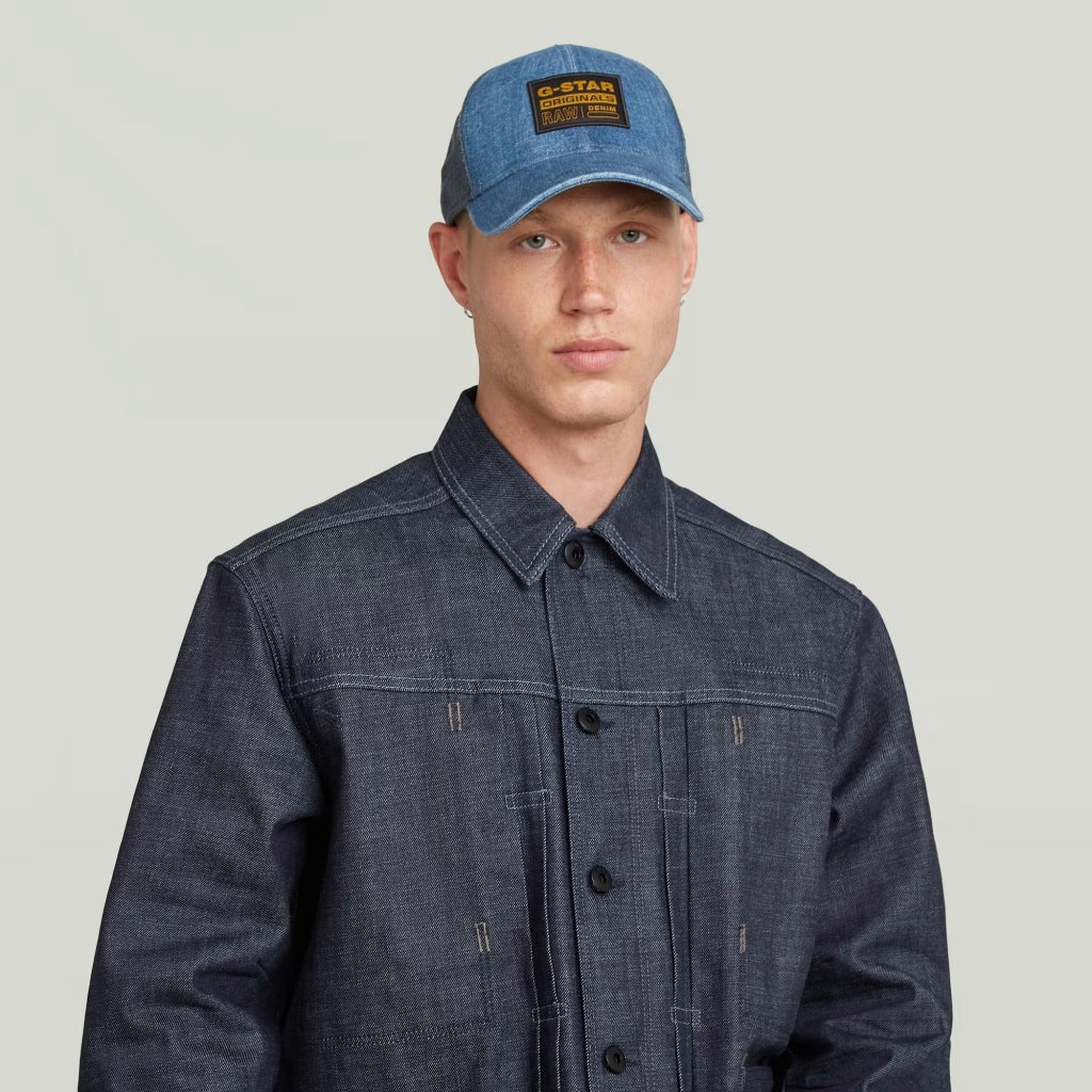 G-STAR BASEBALL TRUCKER CAP en color AZUL (6)