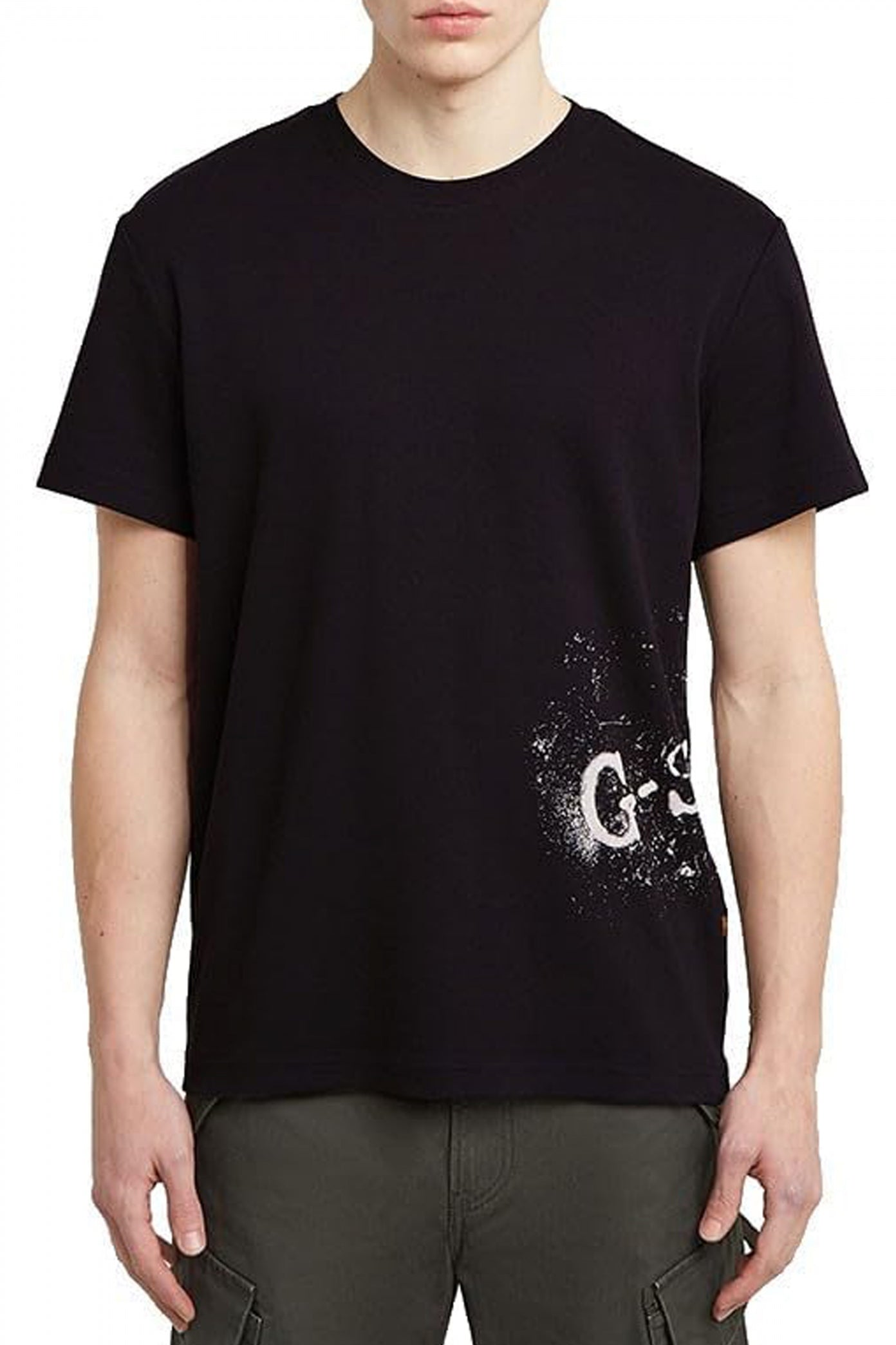 G-STAR SPRAYED GR R T en color NEGRO (1)