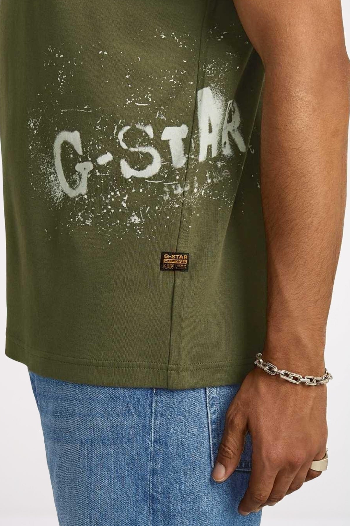 G-STAR SPRAYED GR R T en color VERDE (3)