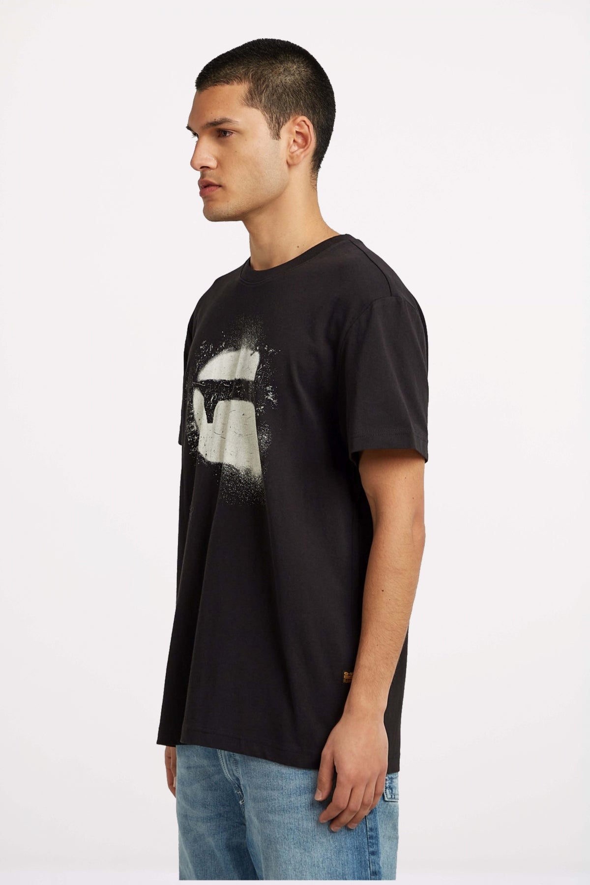 G-STAR SPRAY G LOGO R T en color NEGRO (3)