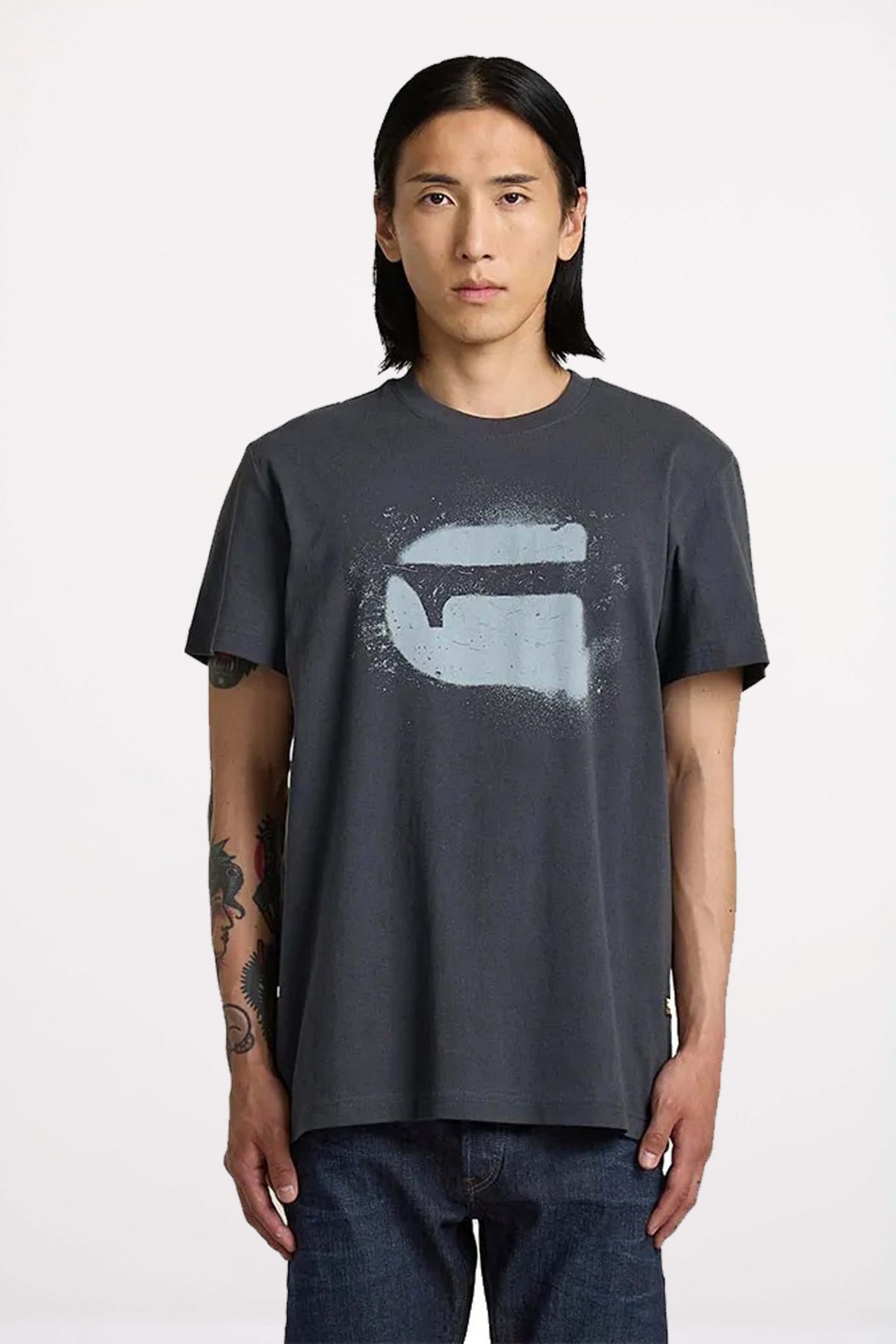 G-STAR SPRAY G LOGO R T en color AZUL (1)