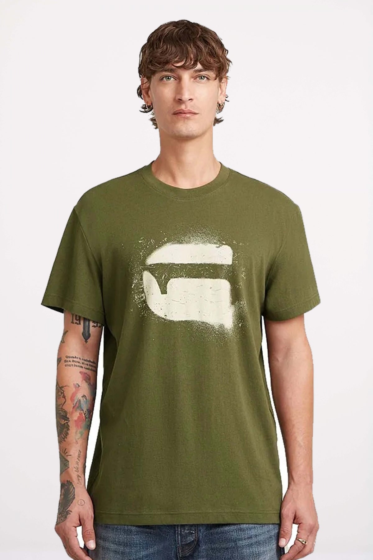 G-STAR SPRAY G LOGO R T en color VERDE (1)