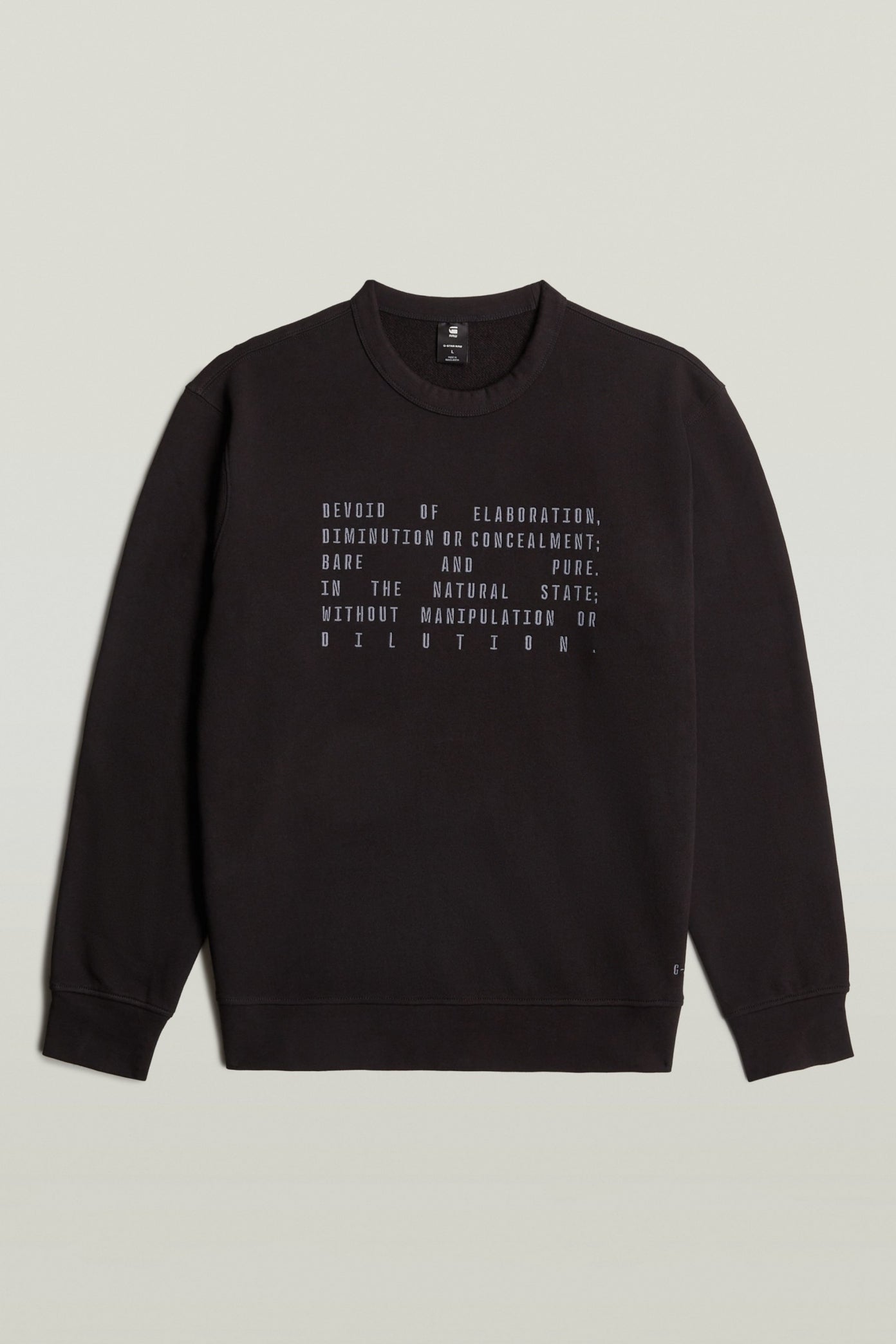 G-STAR TEXT GRAPHIC R SW en color NEGRO (2)