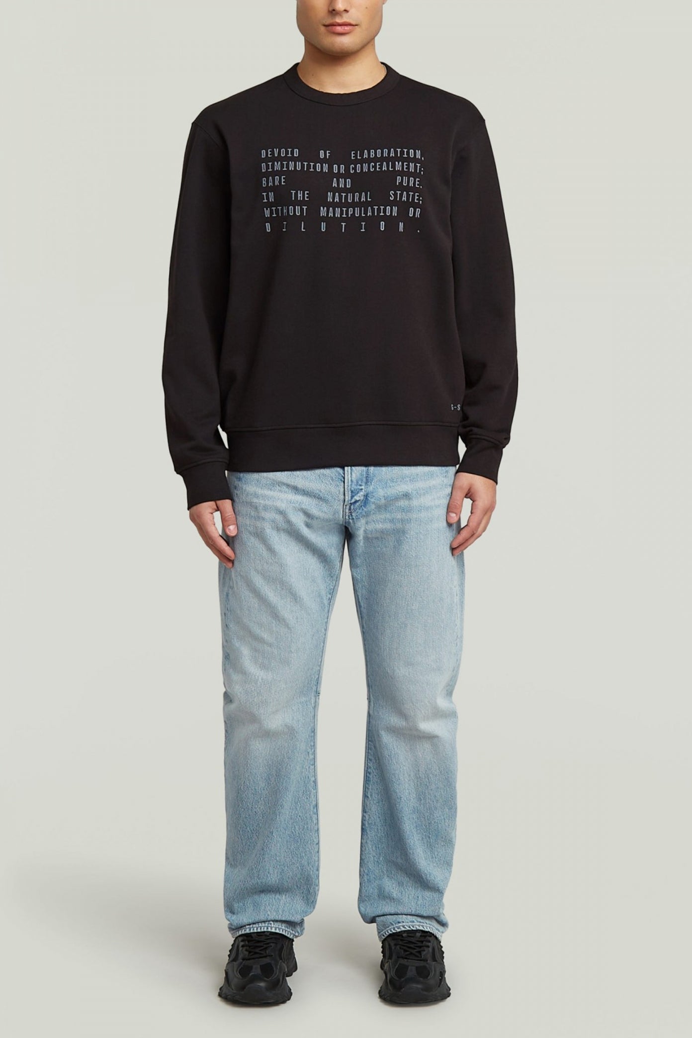 G-STAR TEXT GRAPHIC R SW en color NEGRO (4)