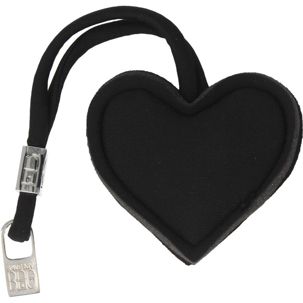 SAVE MY BAG HEART en color NEGRO (2)