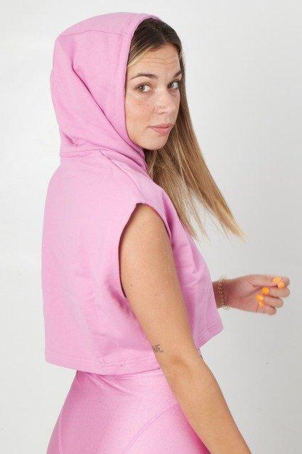 PUMA DARE TO HOODED CROPPED VES en color ROSA (3)