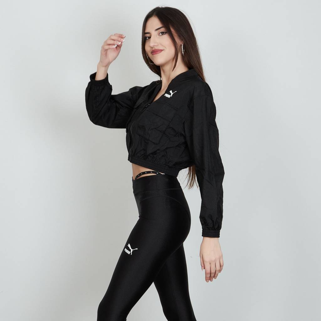 PUMA DARE TO WOVEN JACKET en color NEGRO (5)