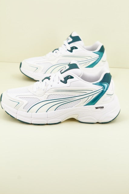 PUMA TEVERIS NITRO METALLIC en color BLANCO (2)