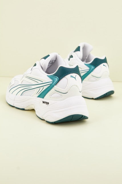 PUMA TEVERIS NITRO METALLIC en color BLANCO (4)