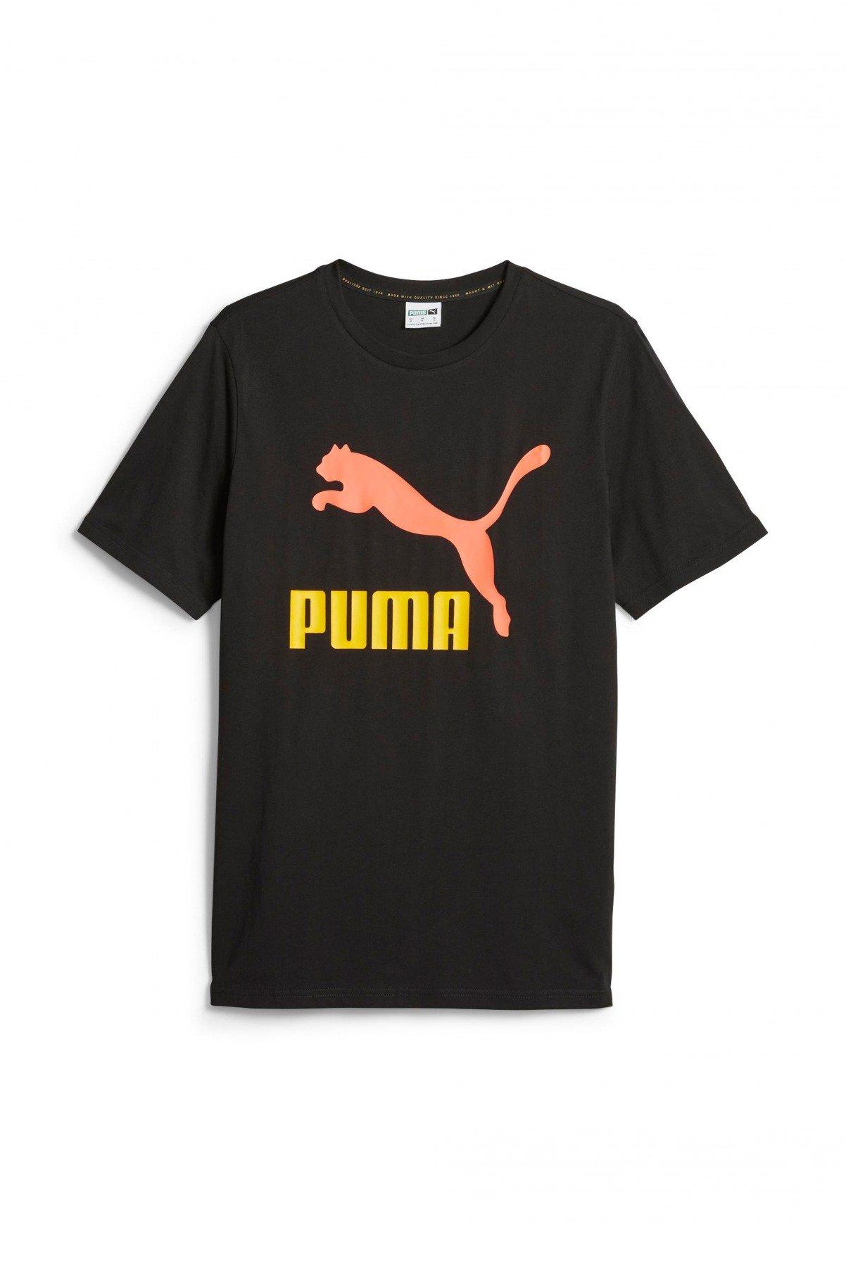 PUMA CLASSICS LOGO TEE en color NEGRO (2)