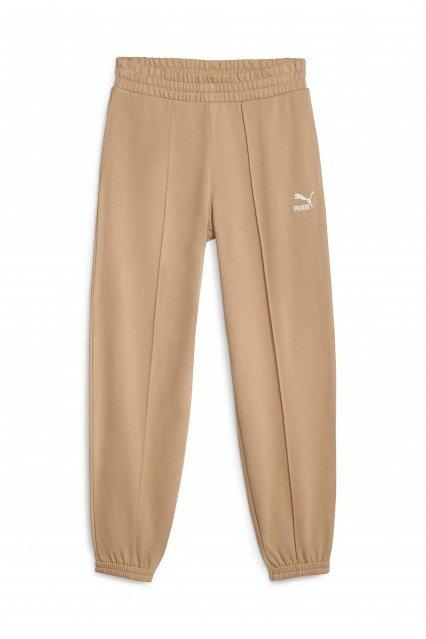 PUMA CLASSICS SWEATPANTS SAND DUNE en color MARRON (2)