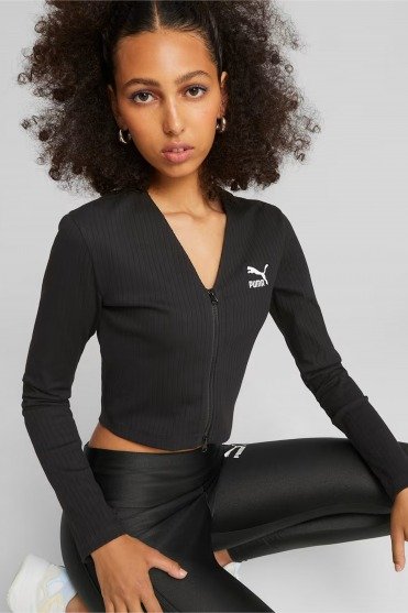 PUMA RIBBED LONG en color NEGRO (1)