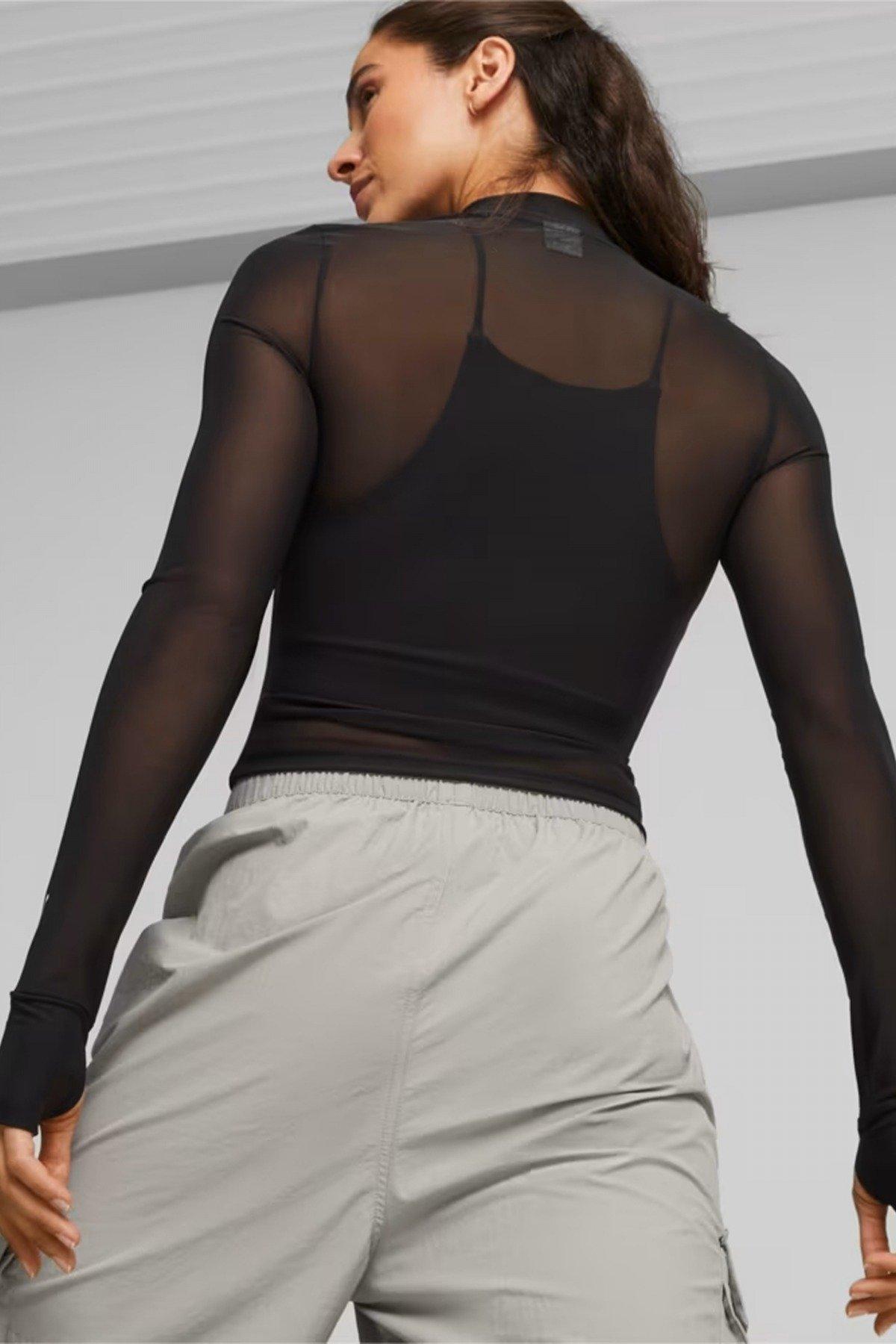 PUMA DARE TO LONG SLEEVE en color NEGRO (3)