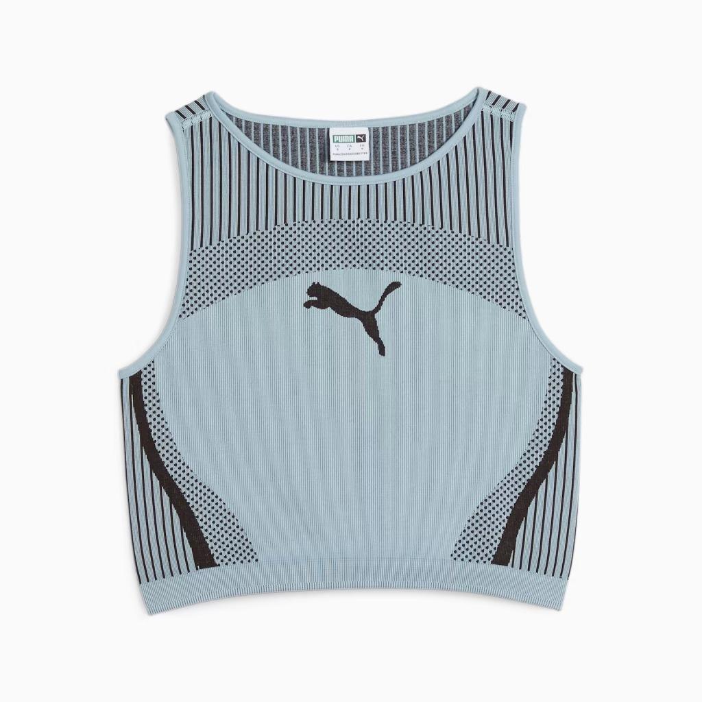 PUMA DARE TO CROP TOP en color AZUL (2)