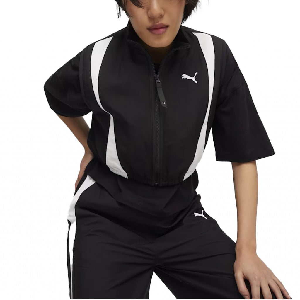 PUMA DARE TO WOVEN VEST en color NEGRO (2)