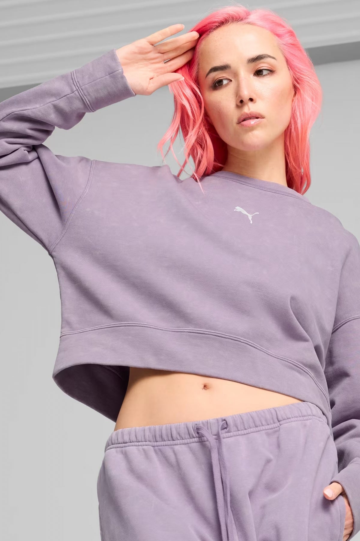 PUMA DARE TO RELAXED WASHED CRE en color VIOLETA (1)