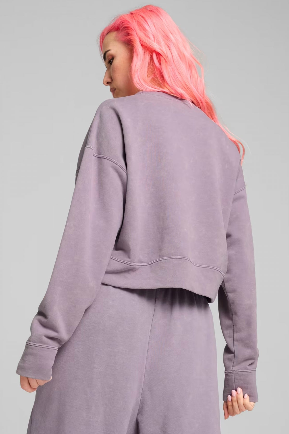 PUMA DARE TO RELAXED WASHED CRE en color VIOLETA (3)