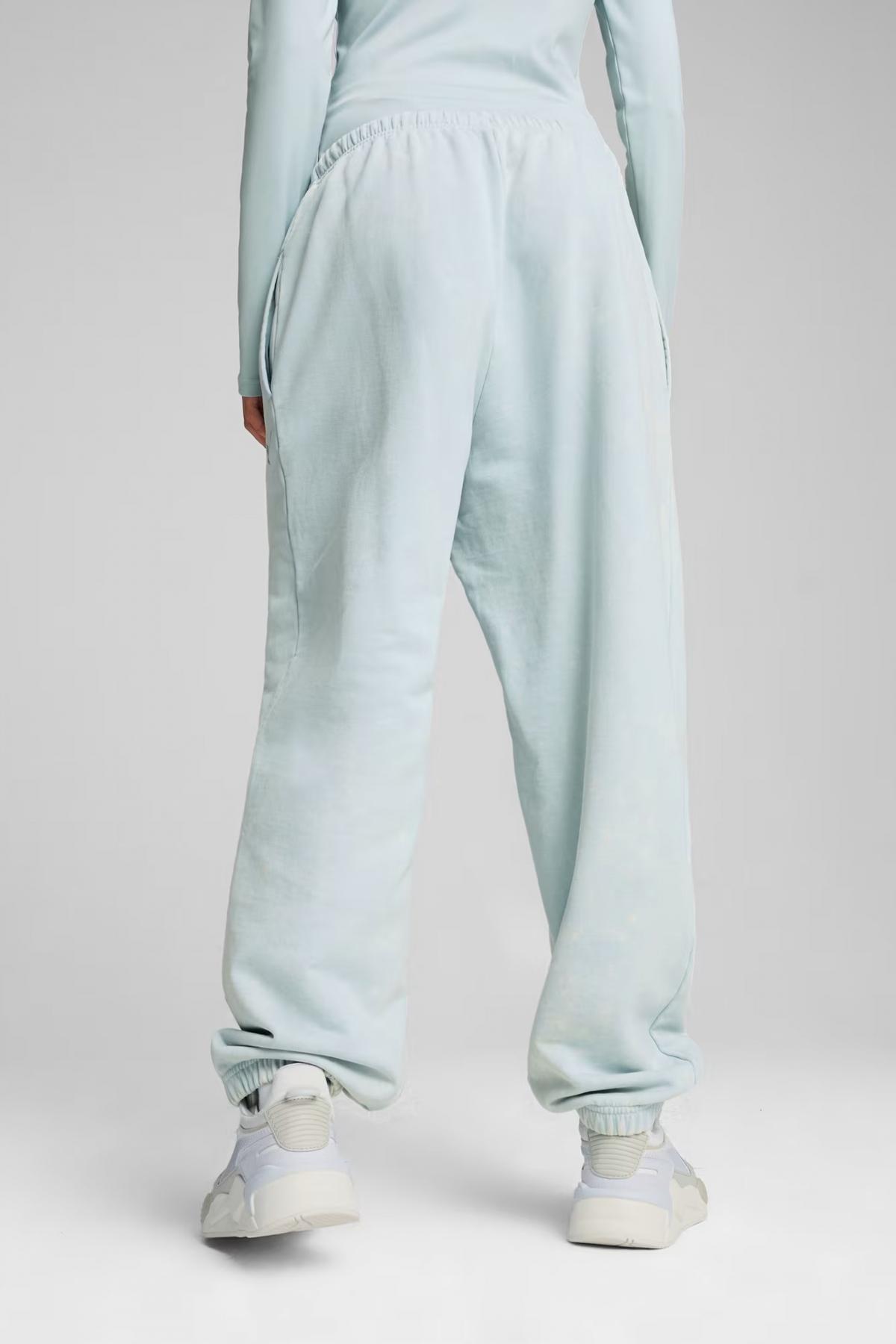 PUMA DARE TO RELAXED WASHED PAN en color AZUL (3)