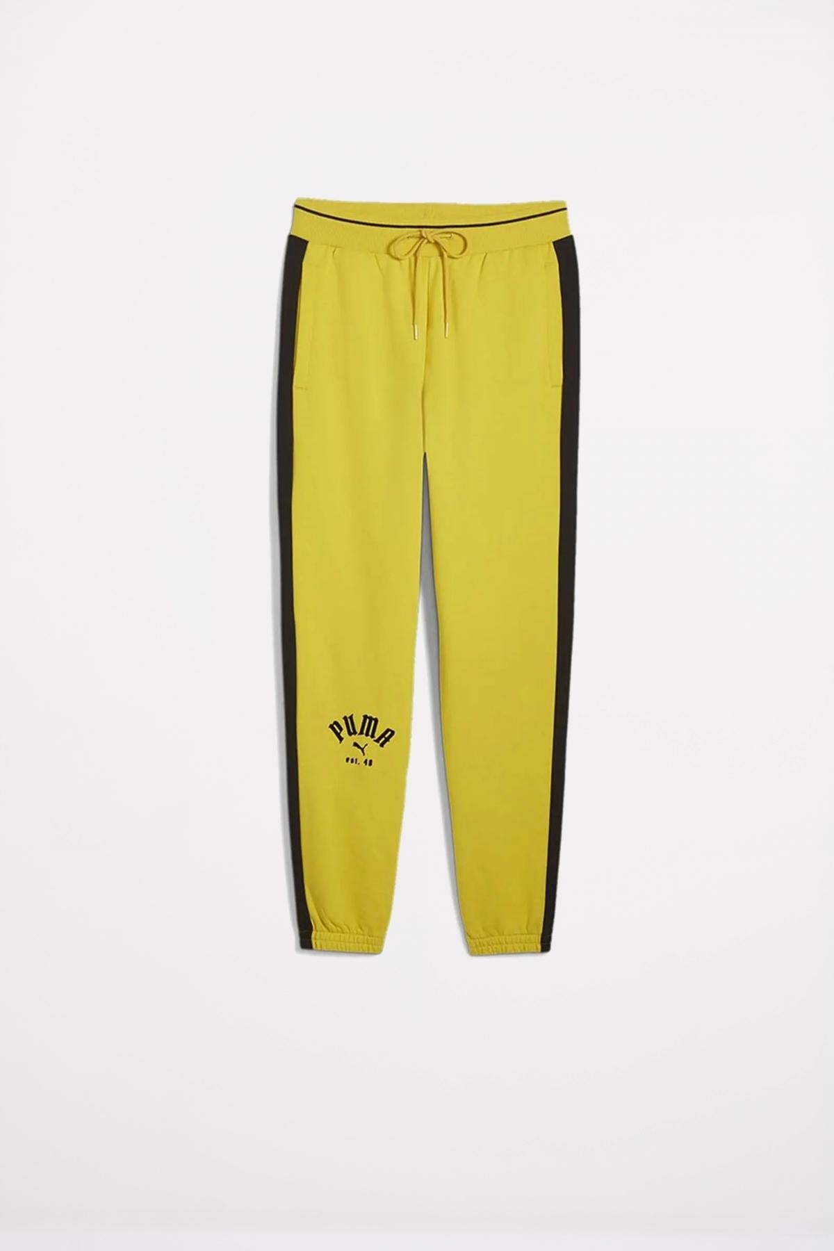 PUMA T PLAY PARIS SWEATPANTS en color AMARILLO (2)