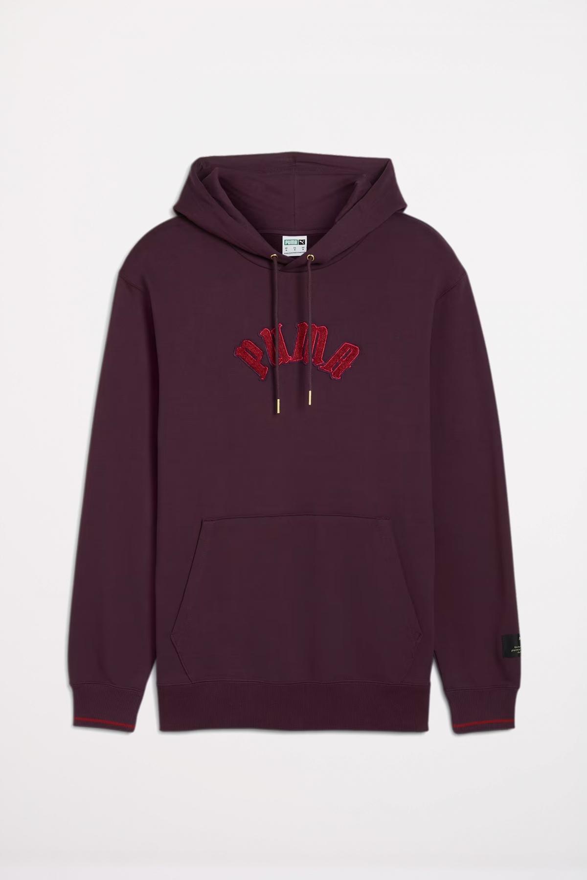 PUMA CLASSICS PLAY PARIS HOODIE en color VIOLETA (2)