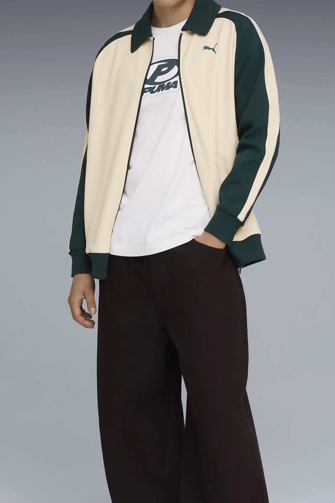 PUMA RELAXED TRACK JACKET en color BLANCO (3)