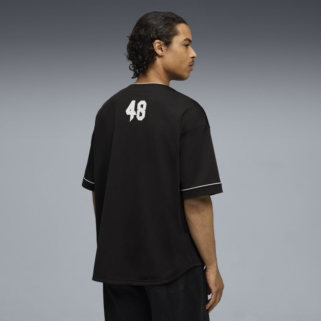 PUMA OVERSIZED BASEBALL JERSEY en color NEGRO (3)