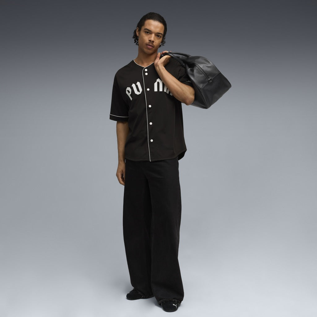 PUMA OVERSIZED BASEBALL JERSEY en color NEGRO (4)