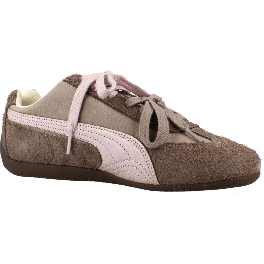 PUMA SPEEDCAT BRUSHED LUXE WNS en color GRIS (5)