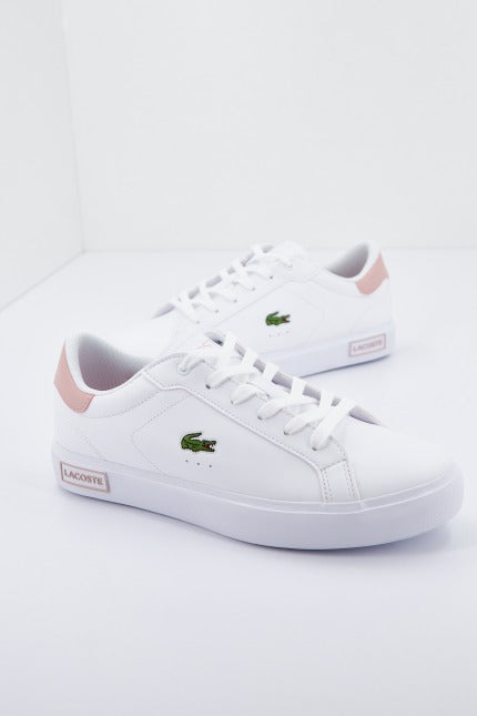 LACOSTE POWERCOURT SUJ WHT/LT PNK en color BLANCO (3)