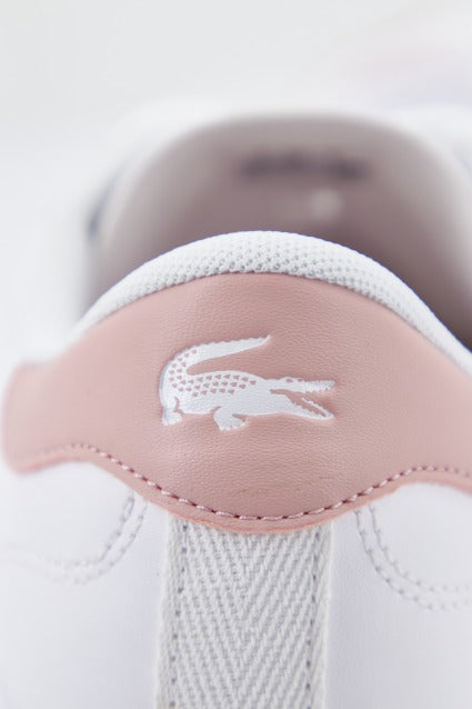 LACOSTE POWERCOURT SUJ WHT/LT PNK en color BLANCO (4)
