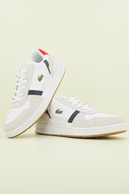 LACOSTE T-CLIP SMA en color BLANCO (1)