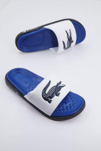 LACOSTE SERVE SLIDE DUAL CMA en color BLANCO (1)