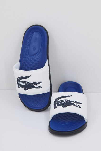 LACOSTE SERVE SLIDE DUAL CMA en color BLANCO (2)