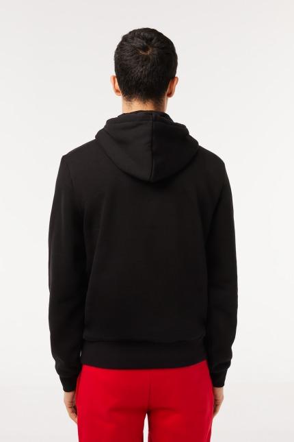 LACOSTE SWEATSHIRT CLASSIC FIT en color NEGRO (3)