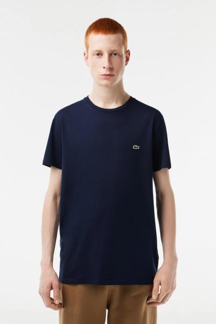 LACOSTE SPORTSWEAR TEE-SHIRT REGULAR FIT en color AZUL (1)
