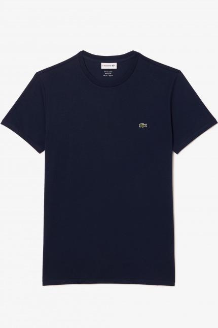 LACOSTE SPORTSWEAR TEE-SHIRT REGULAR FIT en color AZUL (2)