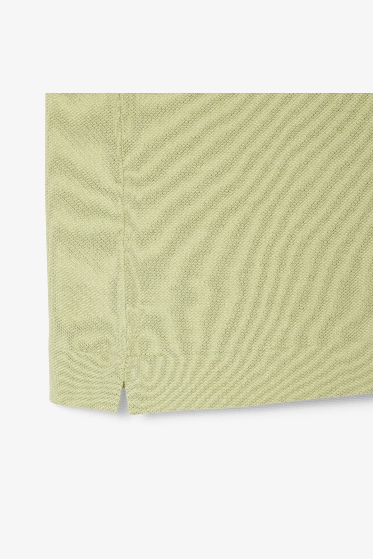 LACOSTE L SHORT SLEEVED RIBBED COLLAR S en color VERDE (7)