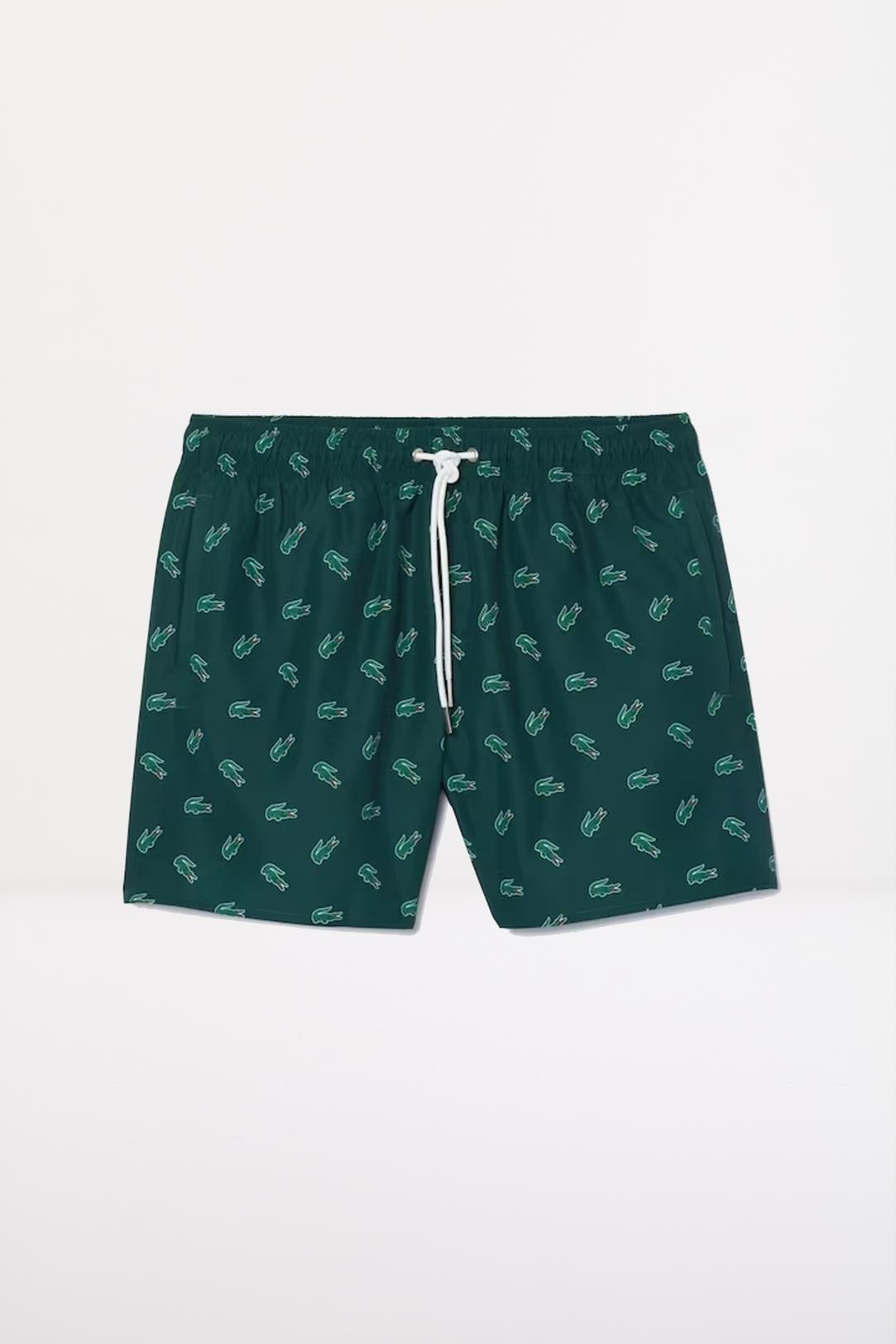 LACOSTE BAÑADOR SWIMSUIT en color VERDE (1)