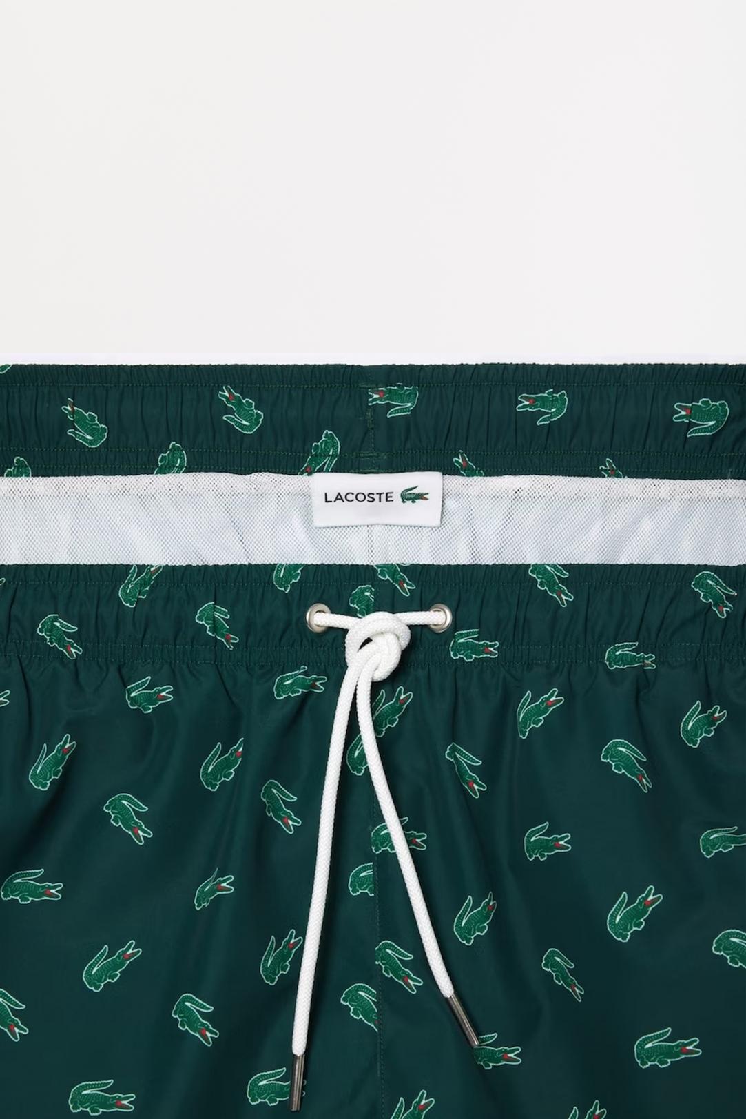 LACOSTE BAÑADOR SWIMSUIT en color VERDE (2)