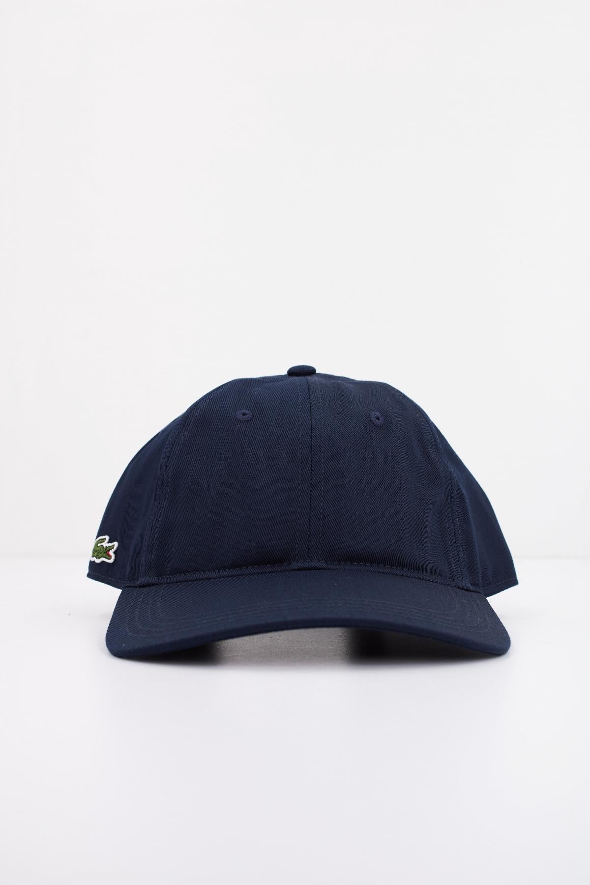 LACOSTE ORGANIC COTTON TWILL CAP en color AZUL (1)